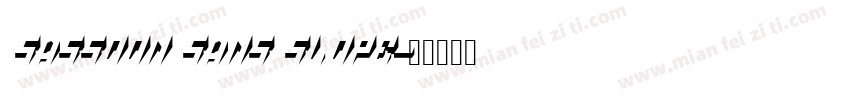 Sassoon Sans Slope字体转换